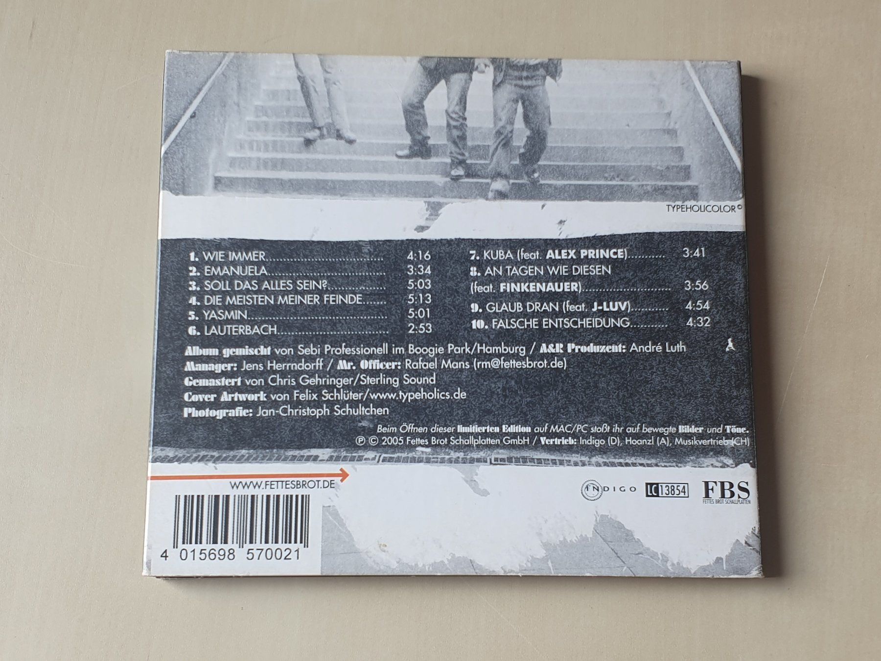 CD: Fettes Brot Am Wasser gebaut – Usato da Stansstad venduto da collectorsshop 1