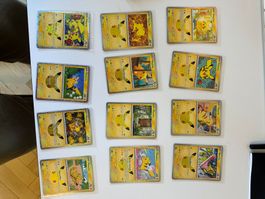Pokémon 30th Celebration – 12 verschiedene Pikachu Karten