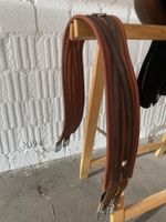 Sattelgurt braun (Sepia), Länge 135cm