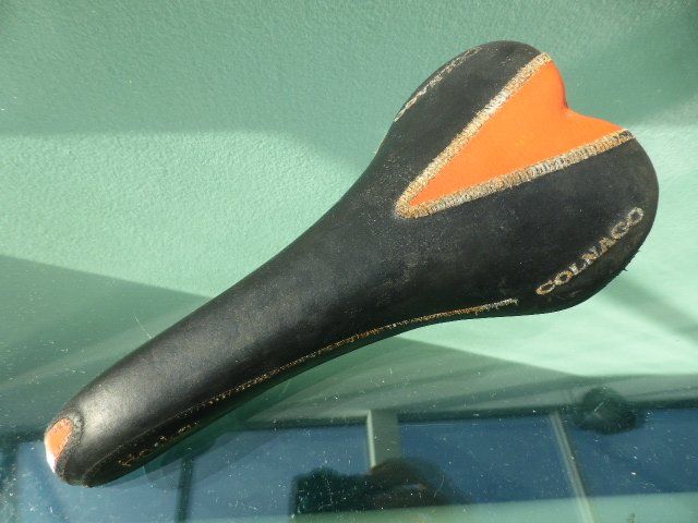 Selle Cuir Vintage San Marco - Pour Vélo De Route - Bon État