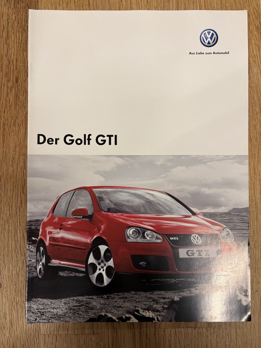 VW Documenti: VW Golf GTI Prospekt, 2006 2008 2009 oder 2010 – Usato da Freienstein venduto da Golfbueb 6