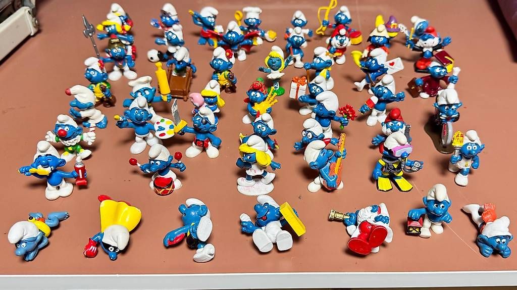 Statuette: Über 50 Schlumpf-Figuren Set ohne Box – Usato da Langendorf venduto da Nitram8791 1