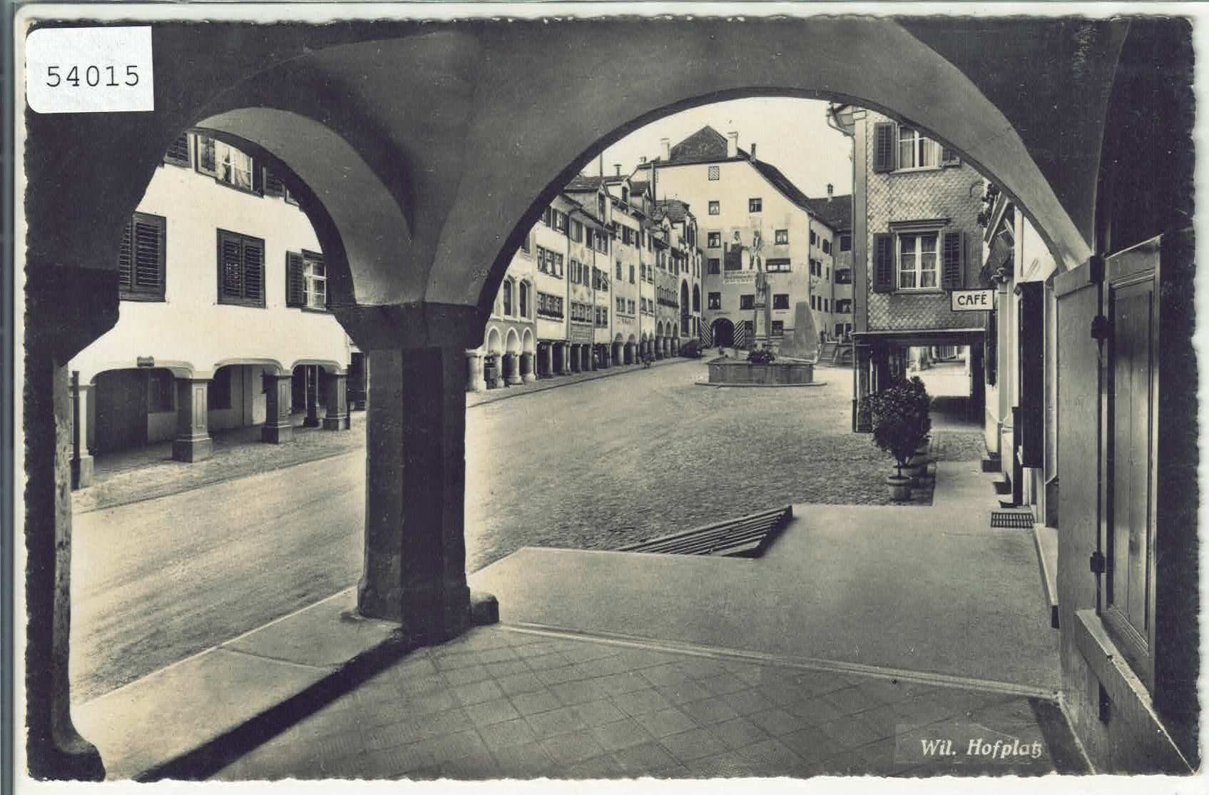 Cartoline postali: Wil SG - Hofplatz – Usato da Ettingen venduto da Kartenplanet