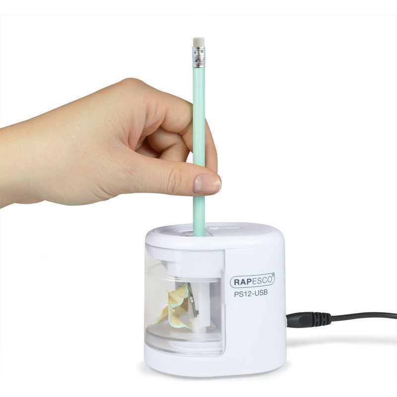 Temperini: Elektrischer Doppel-Spitzer, USB weiss – Nuovo e nell'imballaggio originale da St. Gallen venduto da cointec 1
