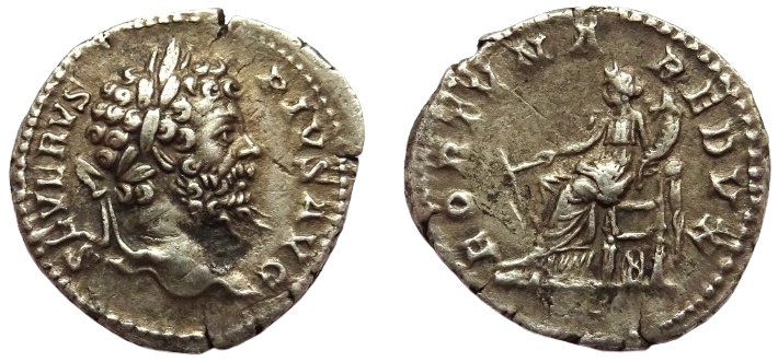Tutti le monete: SEPTIMIUS SEVERUS silver denarius – Usato da La Sarraz venduto da classicworldcoins