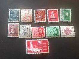 DDR 1956 Nr. 534-544  * (5574)