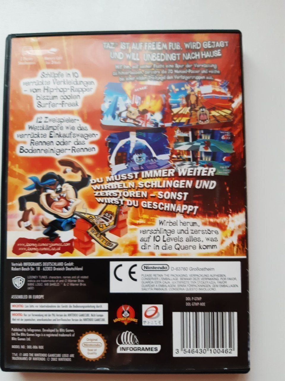 Nintendo Jeux: Taz Wanted - Nintendo Gamecube – D'occasion à Pambio Noranco par Pol69 1