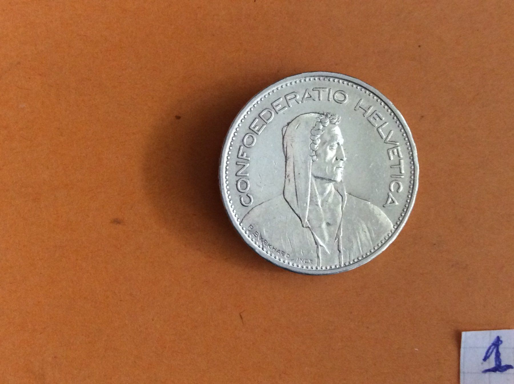 Alle Münzen: 5 francs  1937 – Gebraucht aus Genève von pie_fh2d 1