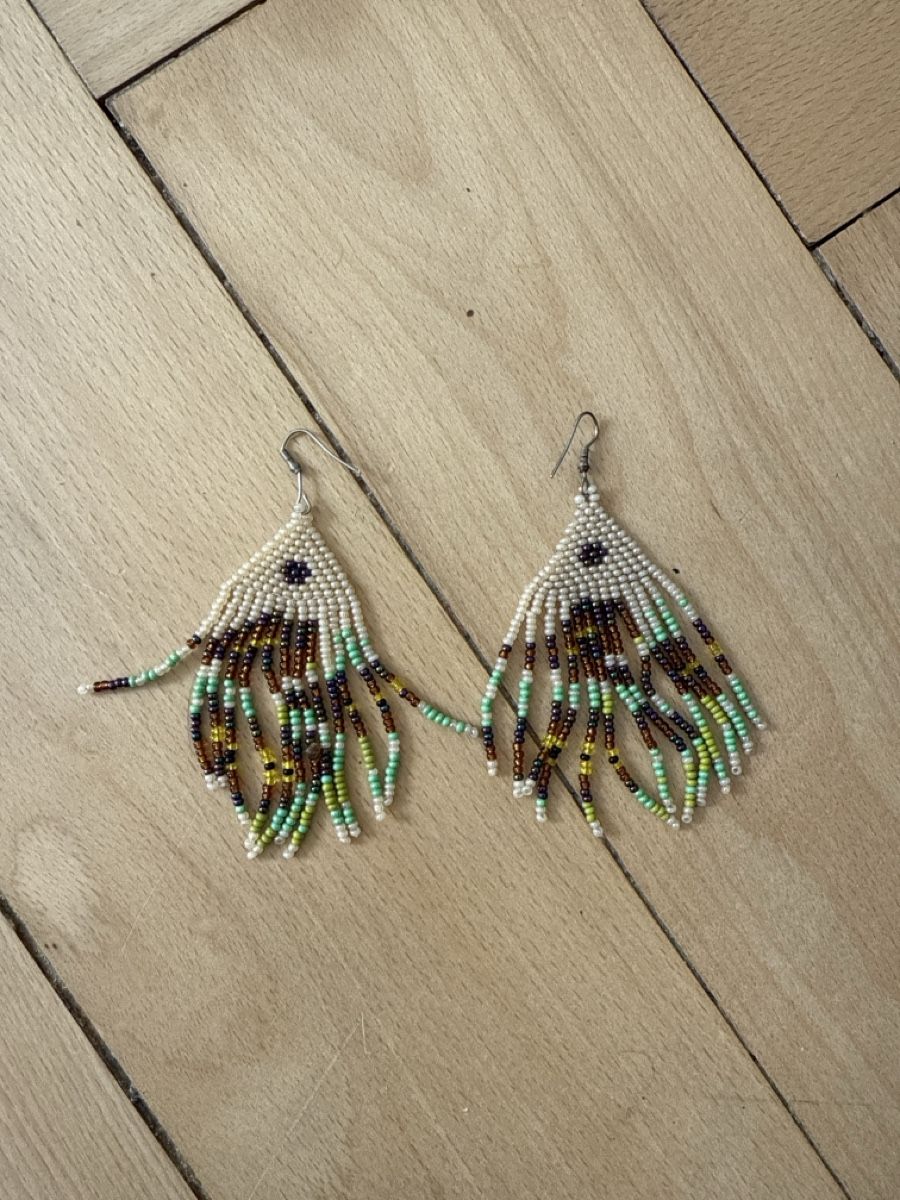 Orecchini pendenti & Orecchini a lobo: Boho Ohrringe ,Perlen, Handmade – Usato da Bern venduto da lea_rq9l