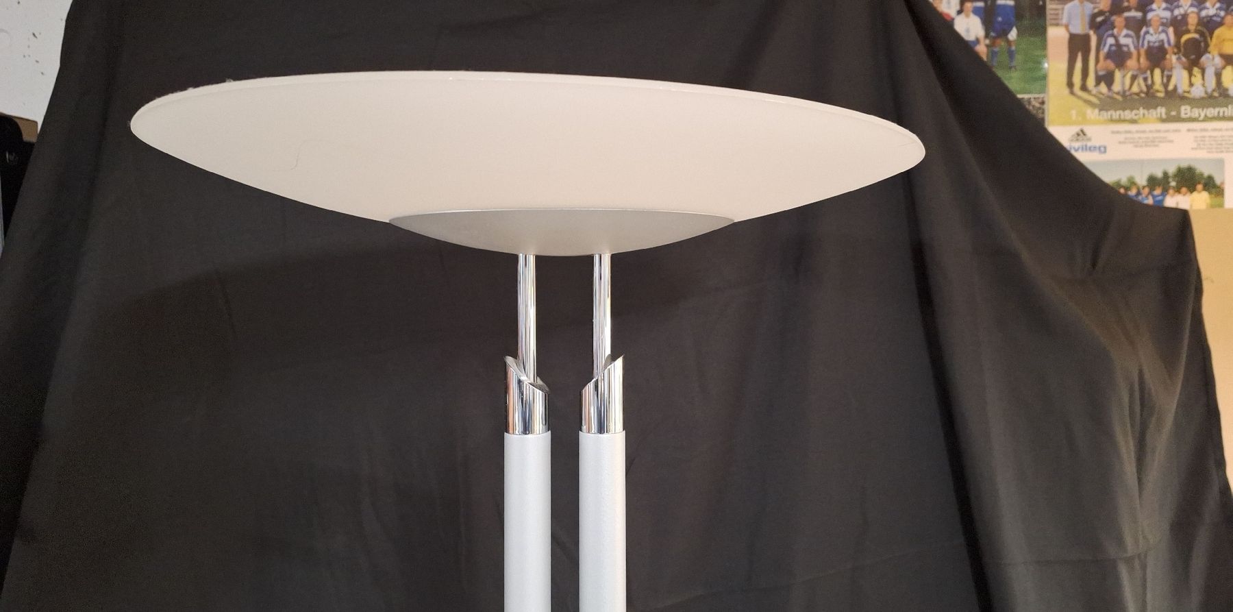Lampade: Deckenfluter Standleuchte grau/matt silber/silber – Usato da Diessenhofen venduto da str_p57p 6