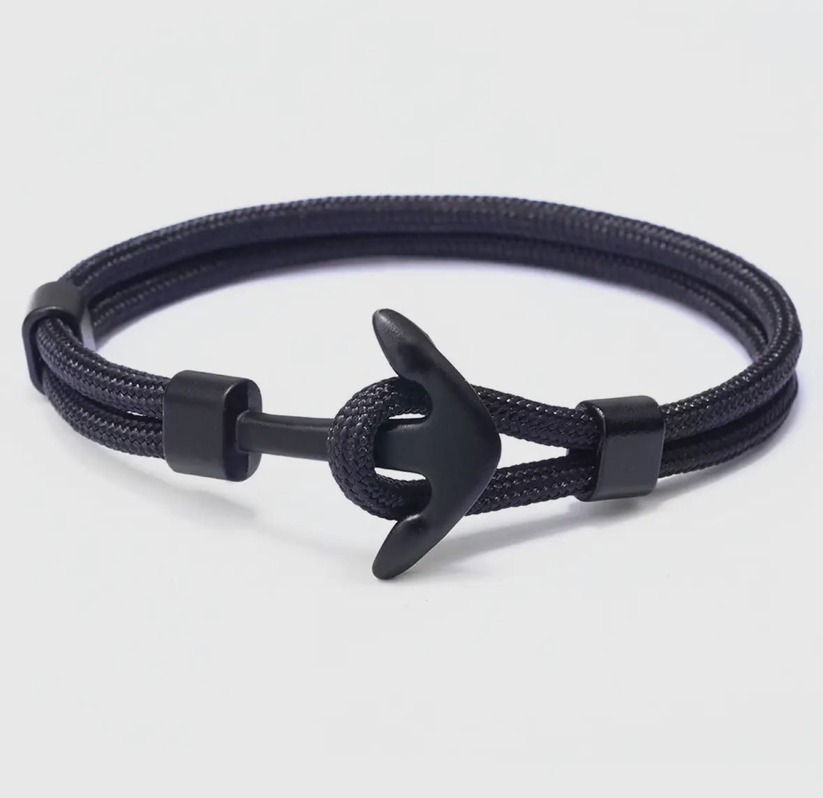 Bracciali & Braccialetti: Herrenarmband mit schwarzem Anker – Nuovo (secondo la descrizione) da Döttingen venduto da Orangeroad