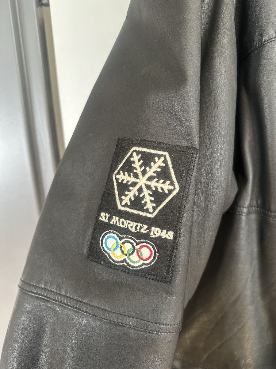 Adidas Jacken: Adidas Echtleder Oversized Jacke – Neu (gemäss Beschreibung) aus Zürich von Tingeltangelvina 3