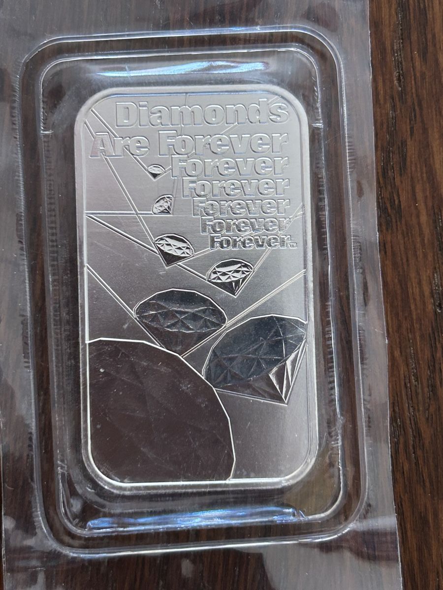 Metalli preziosi: Silberunze 007 Diamonds Unze – Nuovo (secondo la descrizione) da St. Gallen venduto da Tenkmaster 2