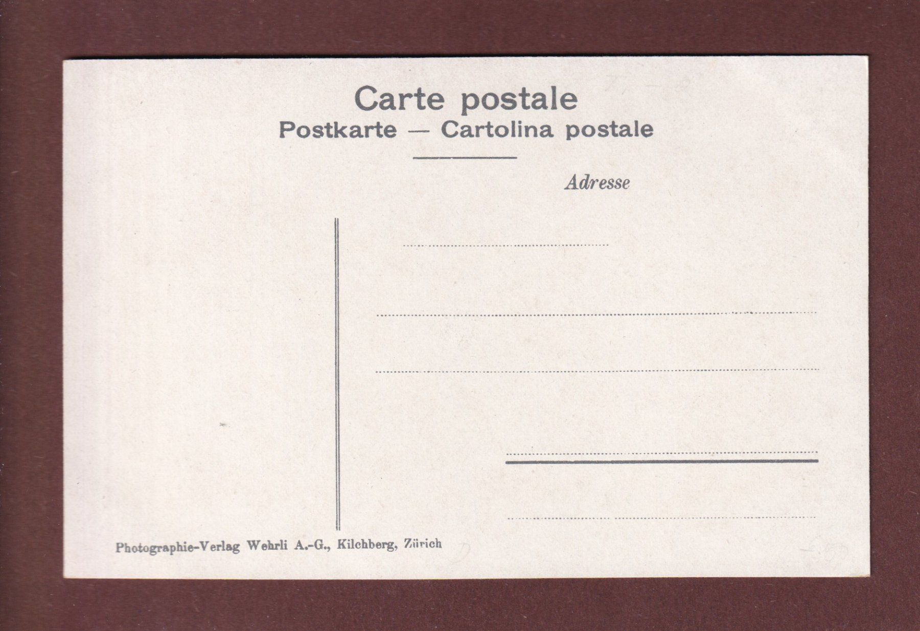 Cartes postales: ORIA – D'occasion à Pully par nicecards-shop 1