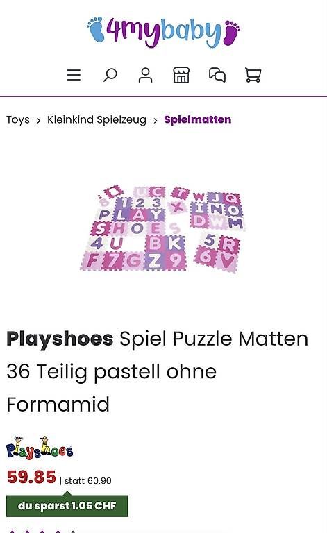 Tapis de jeu: Puzzlematten Rosa/Lila – D'occasion à Niederhasli par des_f82m 2