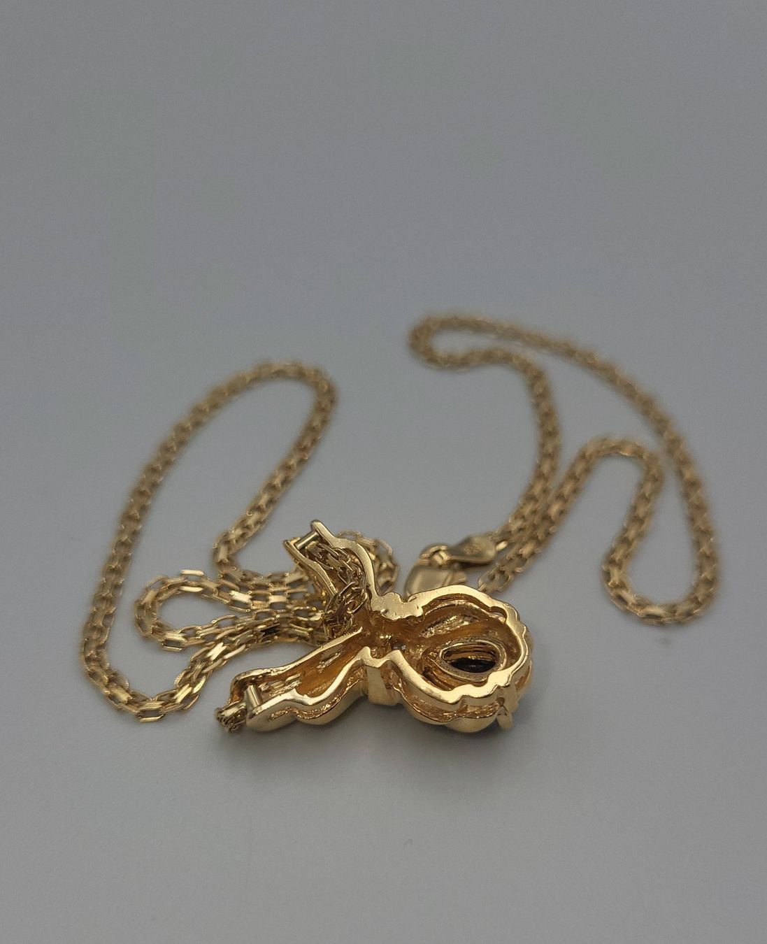 Catenine: Gold 585 Collier Mit Diamanten und Saphir – Usato da Wald ZH venduto da Dasilver 8