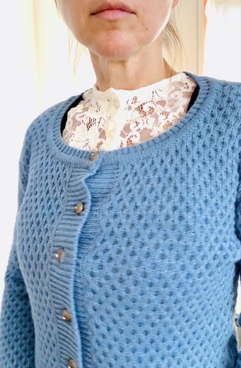 Vestes: Stockerpoint Trachtenjacke Strickjacke hellblau – D'occasion à Zürich par eka_5xfb 2