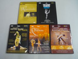 DVD Set 60 - 5x DVD Arthaus - Ballett Tanzfilm Oper Theater