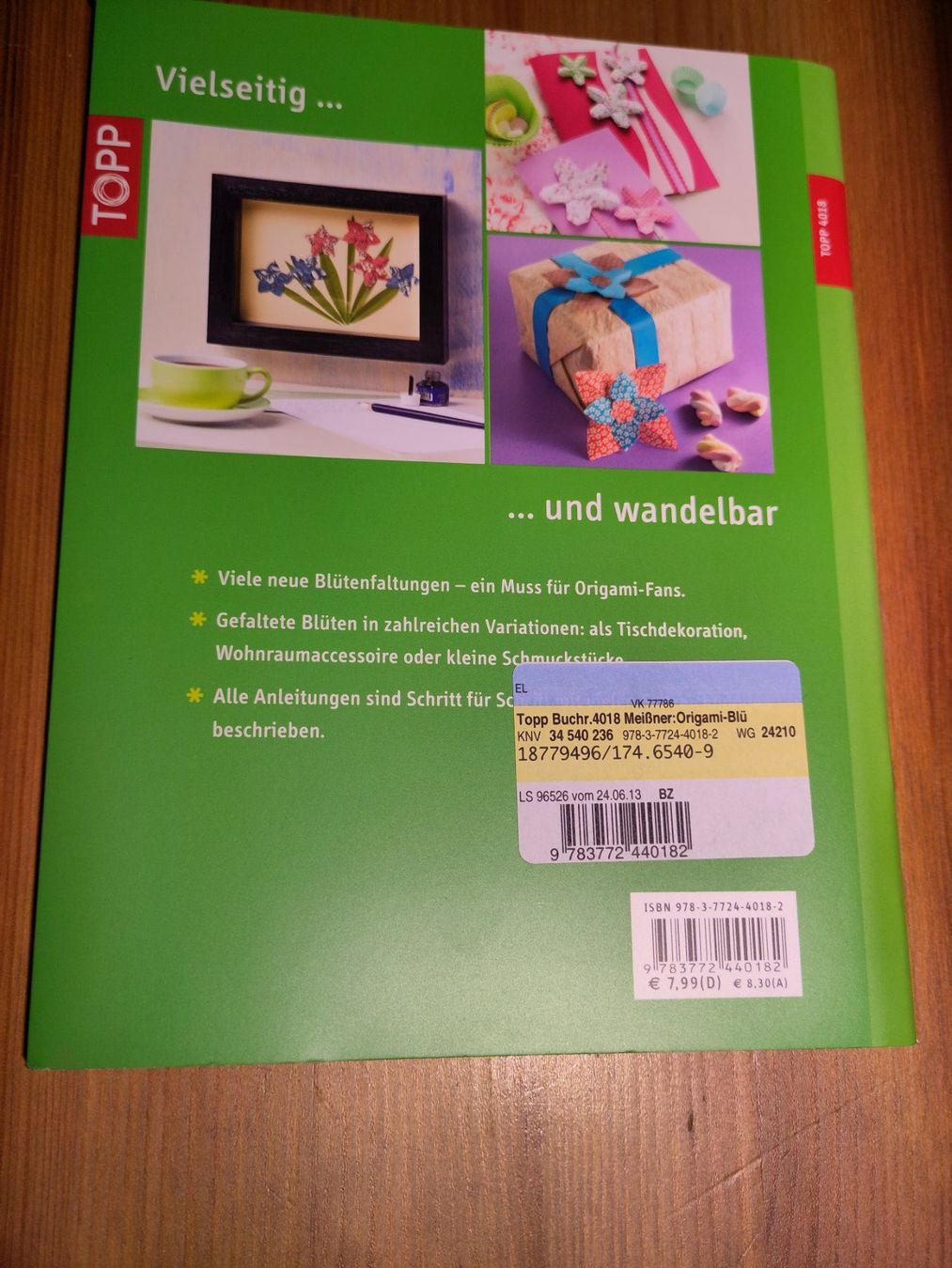 Livres: Buch: Origami Blüten – D'occasion à Bülach par Tiefschlaflos 1