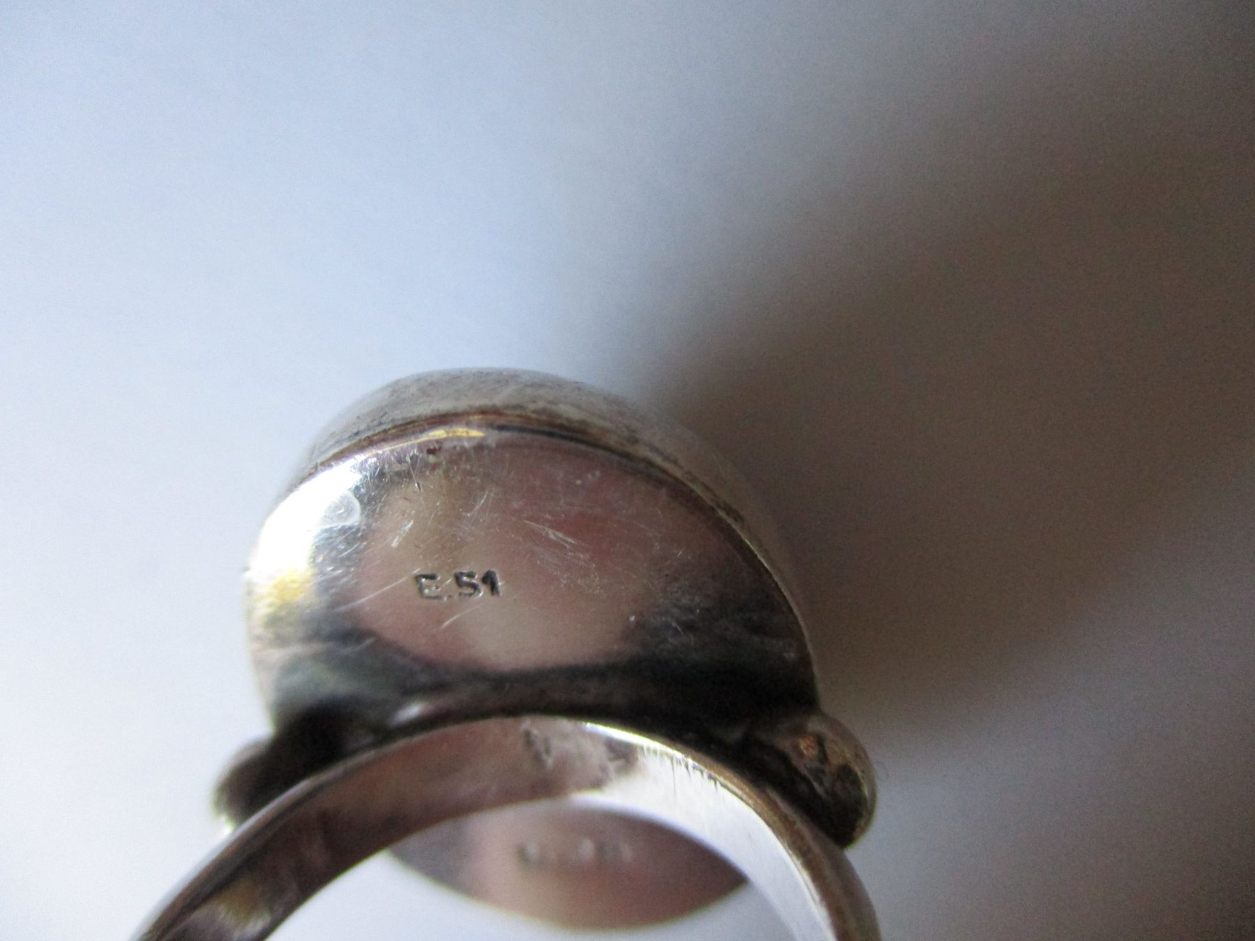 Anelli: Bague en argent 925 avec oeil de tigre – Usato da La Sarraz venduto da vic_v6kz 4