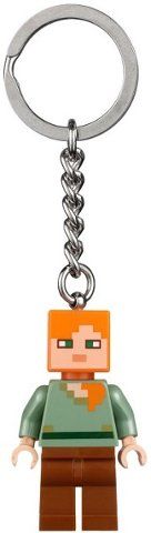 Lego Kit di costruzioni: LEGO Minecraft 853819 Alex Key Chain – Nuovo e nell'imballaggio originale da Basadingen venduto da NekoBricks