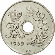 Alle Münzen: 25 Oeren Dänemark 1969 – Neu (gemäss Beschreibung) aus Kriens von TSCH1