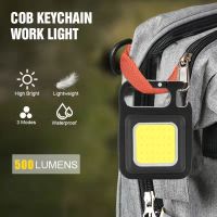 Mini lampe Akku COB LED Schlüsselanhänger Licht Magnet Lampe