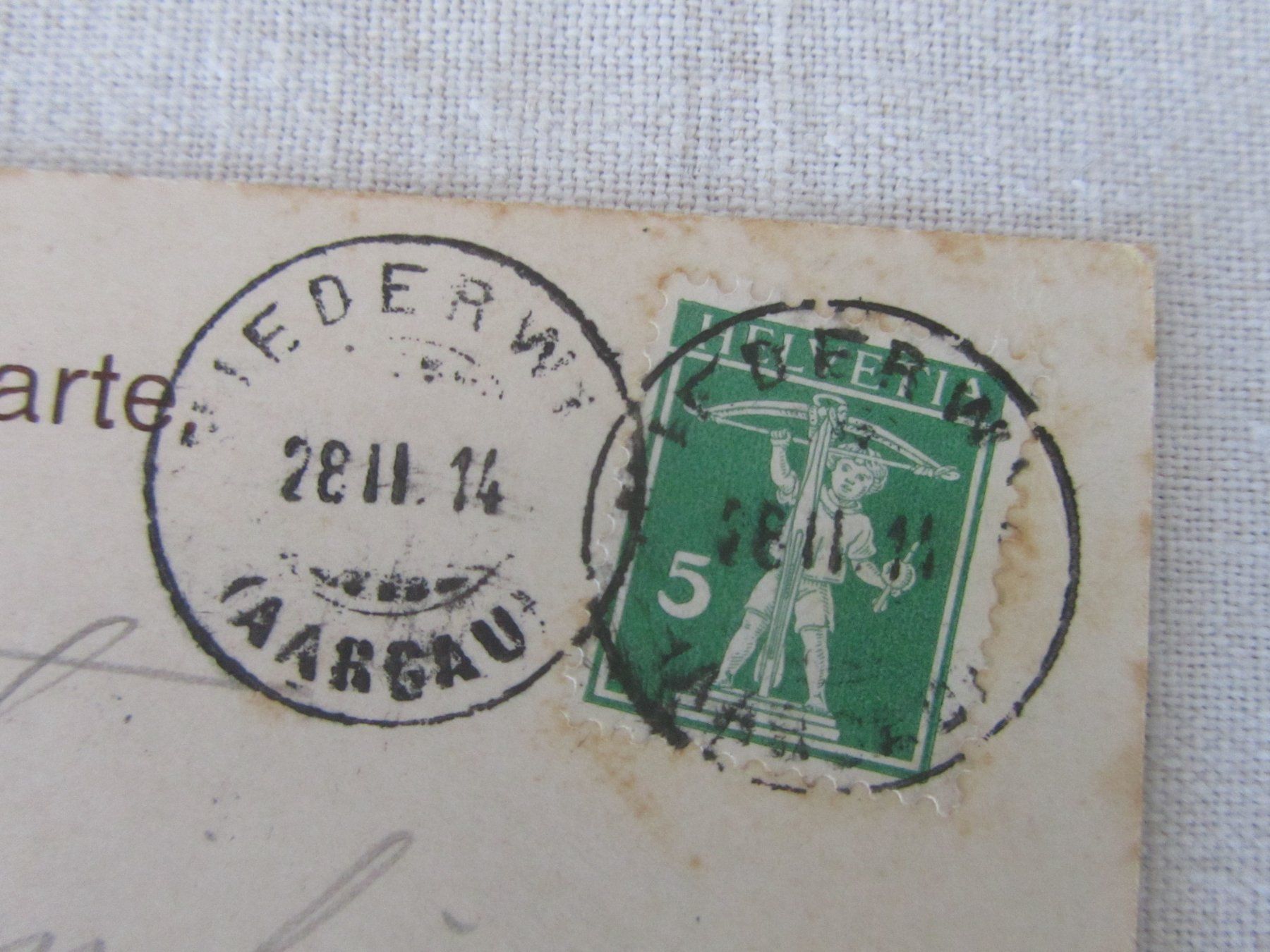 Cartoline postali: Gruss aus Niederwil, AG – Usato da Seengen venduto da mikelele 3
