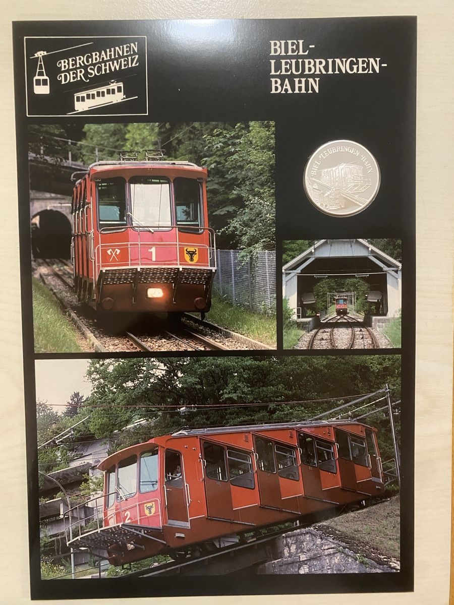 Medaglie: Silbermedaille Biel Leubringenbahn in Silber – Nuovo (secondo la descrizione) da Muralto venduto da Alex1912