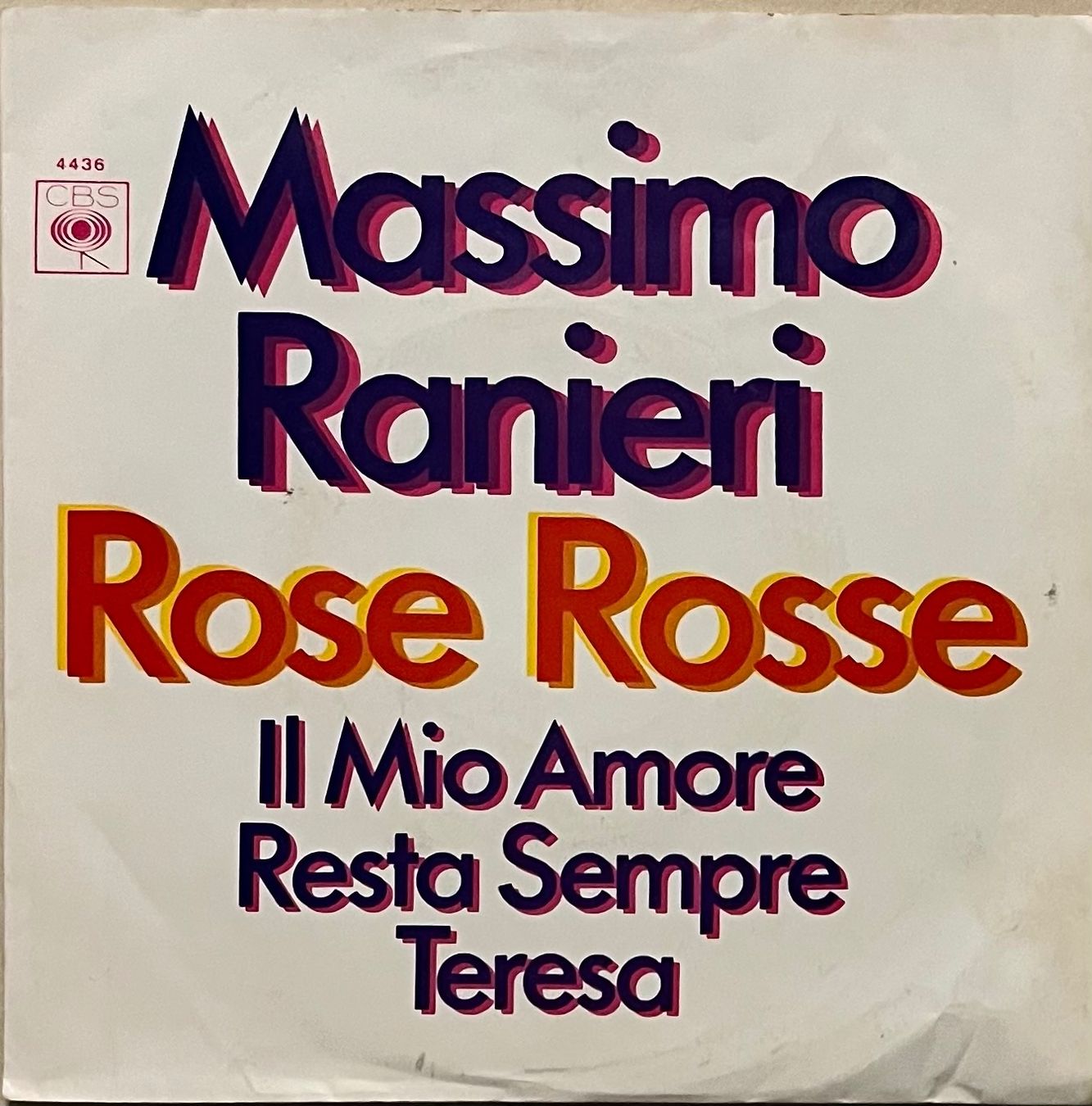 Schallplatten: MASSIMO RANIERI - ROSE ROSSE – Gebraucht aus Bussigny von vinyl-pas-cher