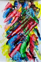Originale su carta - Pittura astratta