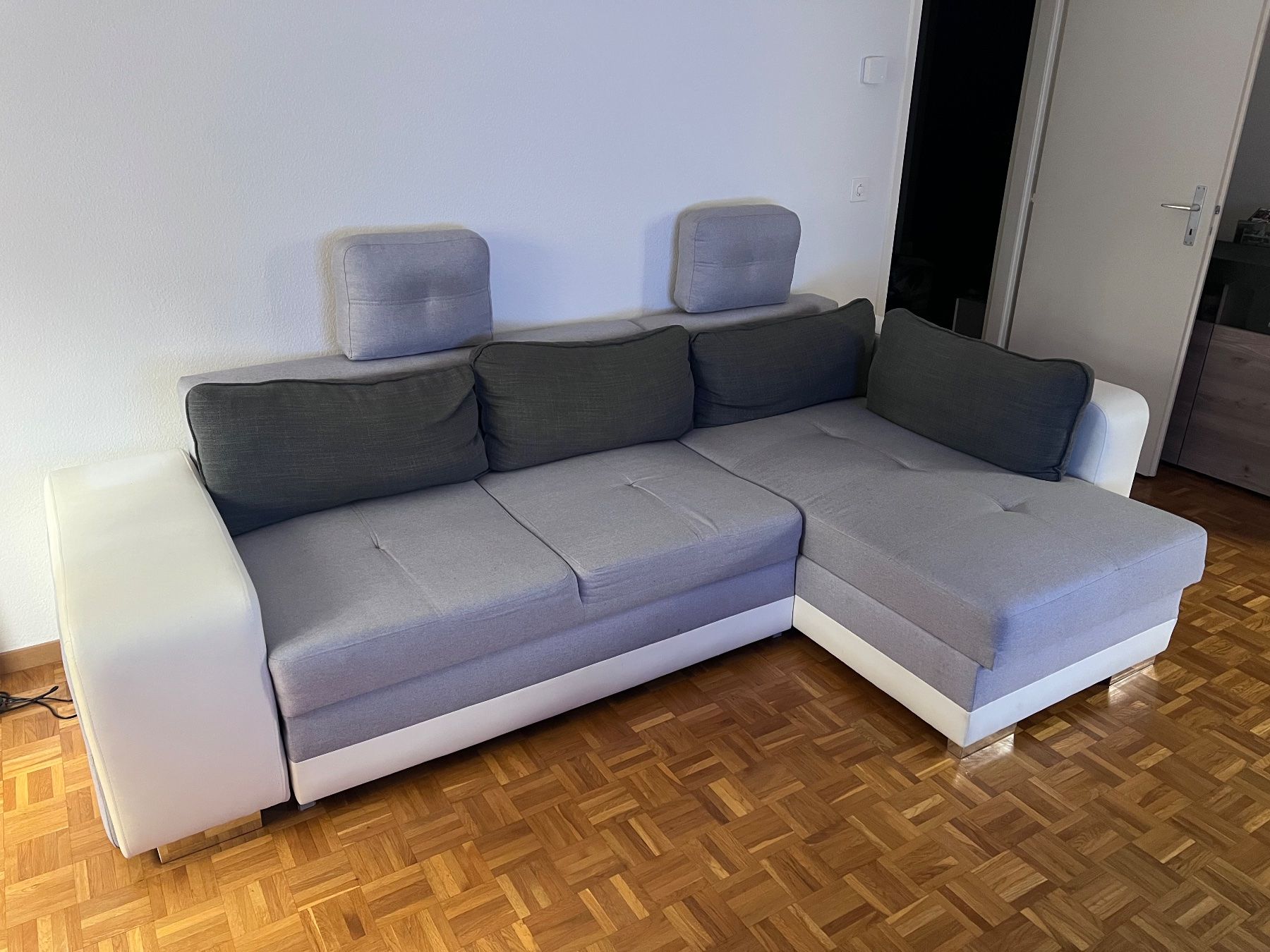 Conforama Divani: Canapé, lit d’angle – Usato da Genève venduto da nadiac 2