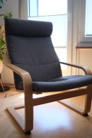 POÄNG Sessel Dunkelgrau