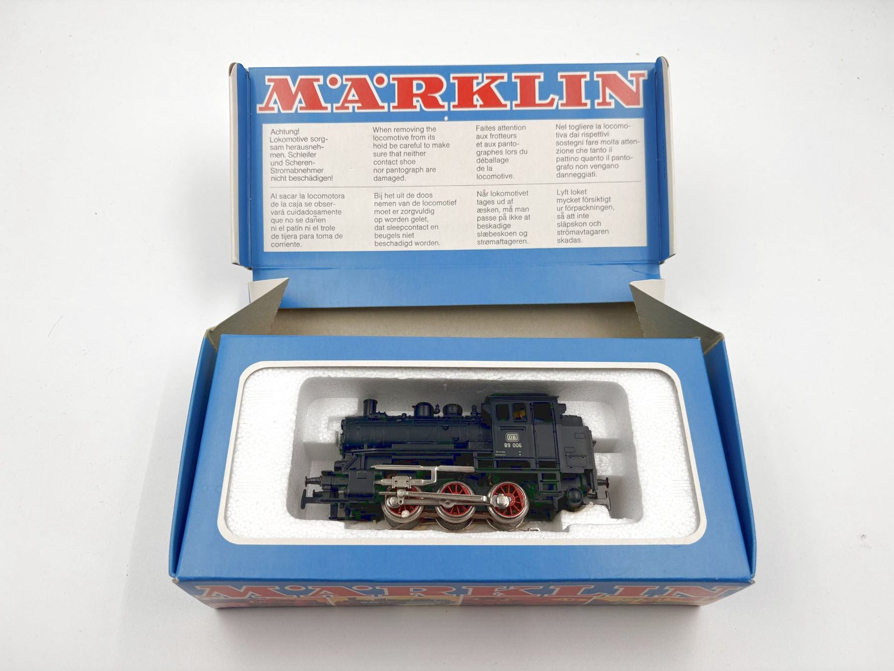 Märklin Modellini di ferrovie: Märklin 3000 DB BR 89 OVP – Usato da Hombrechtikon venduto da Bruenel 2