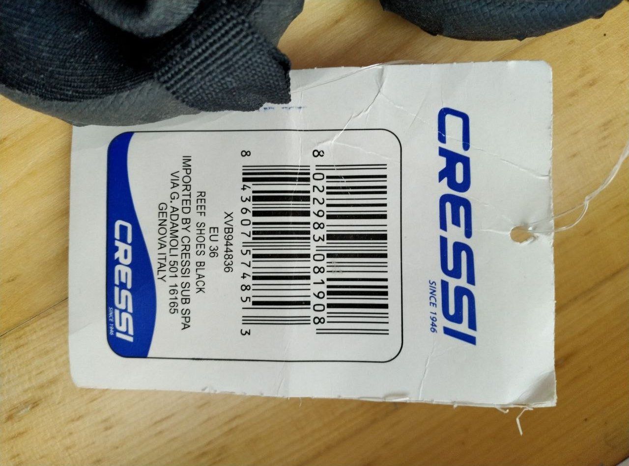 Cressi Chaussures hommes: Badeschuhe – Neuf avec emballage d'origine à Neerach par Chris2k 1