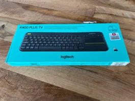 Logitech K400 Plus TV Tastatur Touchpad CH neu OVP