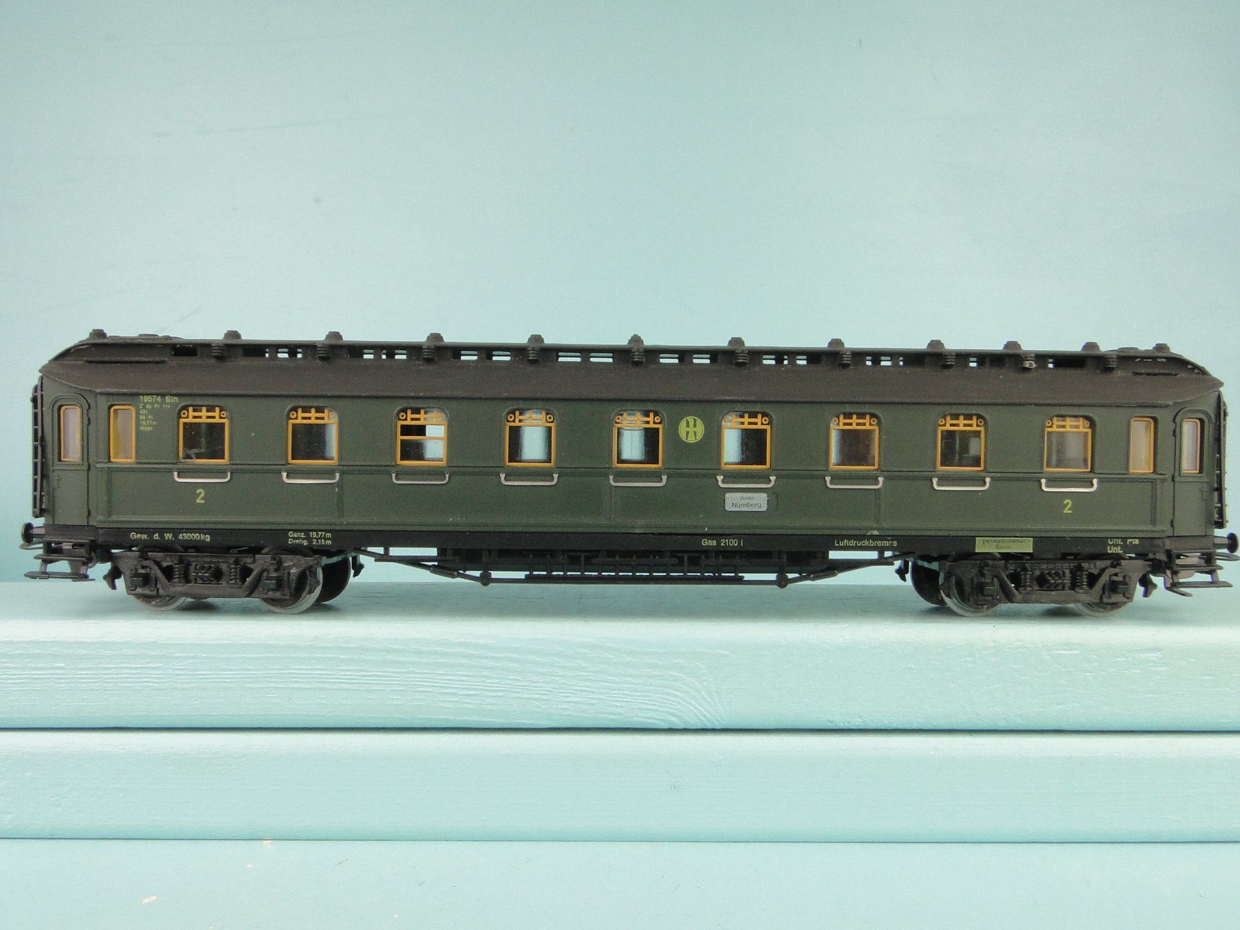 Trix Modellini di ferrovie: Trix H0 Schwerer Preuss. Personenwagen – Usato da Bülach venduto da cann11 3
