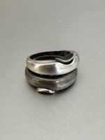 Vintage Puzzle Silber Ring (Twin-Design):56-57