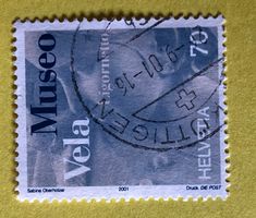 Nr.1023 GESTEMPELT Wiedereröffnung Museo Vela 2001 