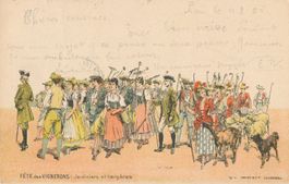 Vevey - Fête des Vignerons Litho