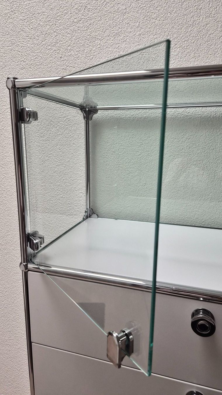 Vetrine: Flexcube (ähnlich USM) Vitrine - NUR Glas – Usato da Burgdorf venduto da Cyrano73 2