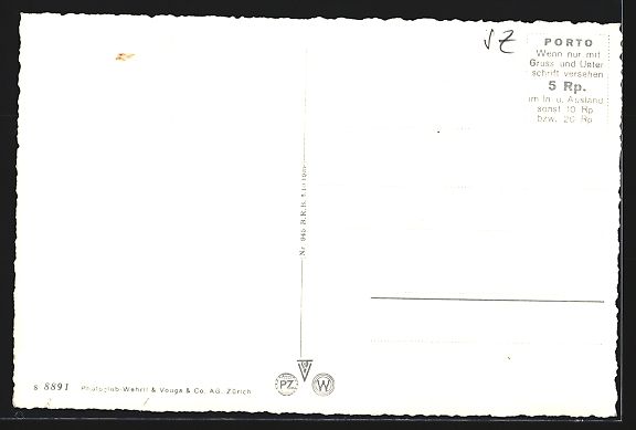 Cartoline postali: AK Morschach, Teilansicht mit Axenfels – Usato da Berlin venduto da bartko-reher 1