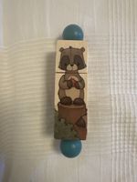 Holzwürfel Puzzle Stab Motiv Tiere gebrauchter Zustand