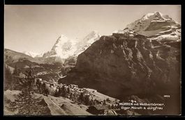 Mürren, Wetterhörner, Eiger, Mönch, J