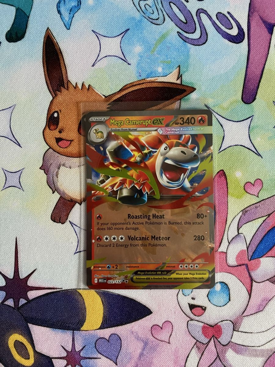 Pokémon Carte collezionabili: Pokemon Mega Camerupt ex 022/132 MEG – Usato da Grindelwald venduto da TSG-G-Town