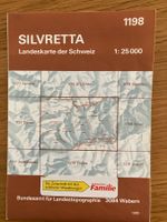 Landkarte 1 : 25'000 Silvretta