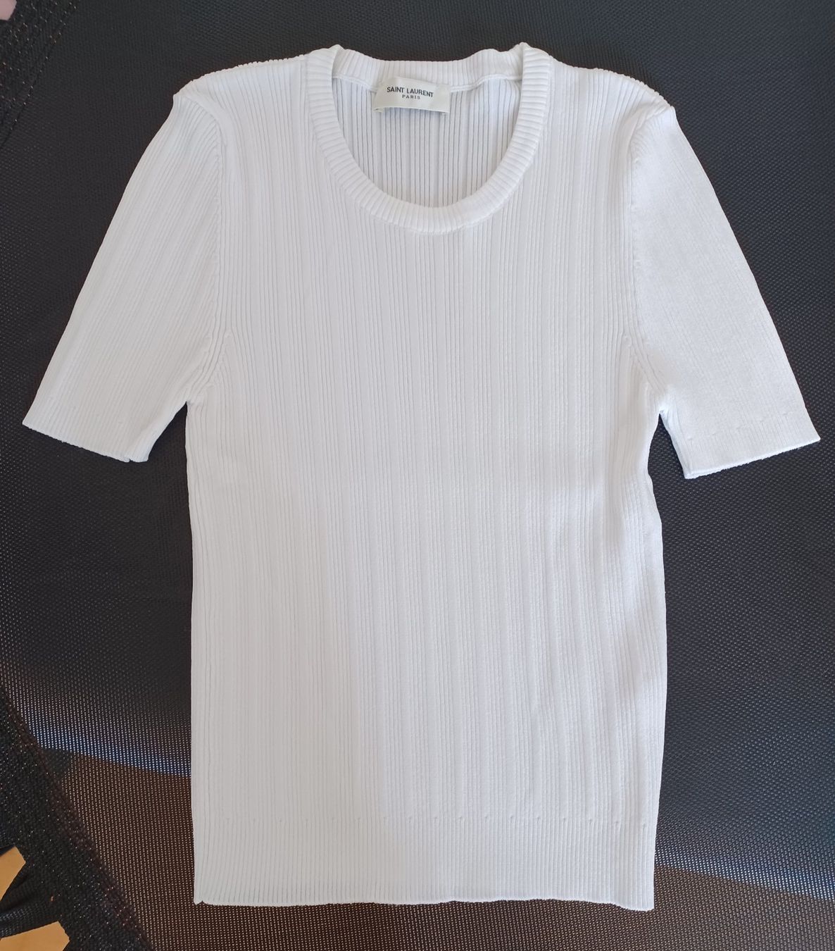 Saint Laurent T-shirts: Saint Laurent Kurzarm Shirt weiss – D'occasion à Kriens par IsabelleW0102 2