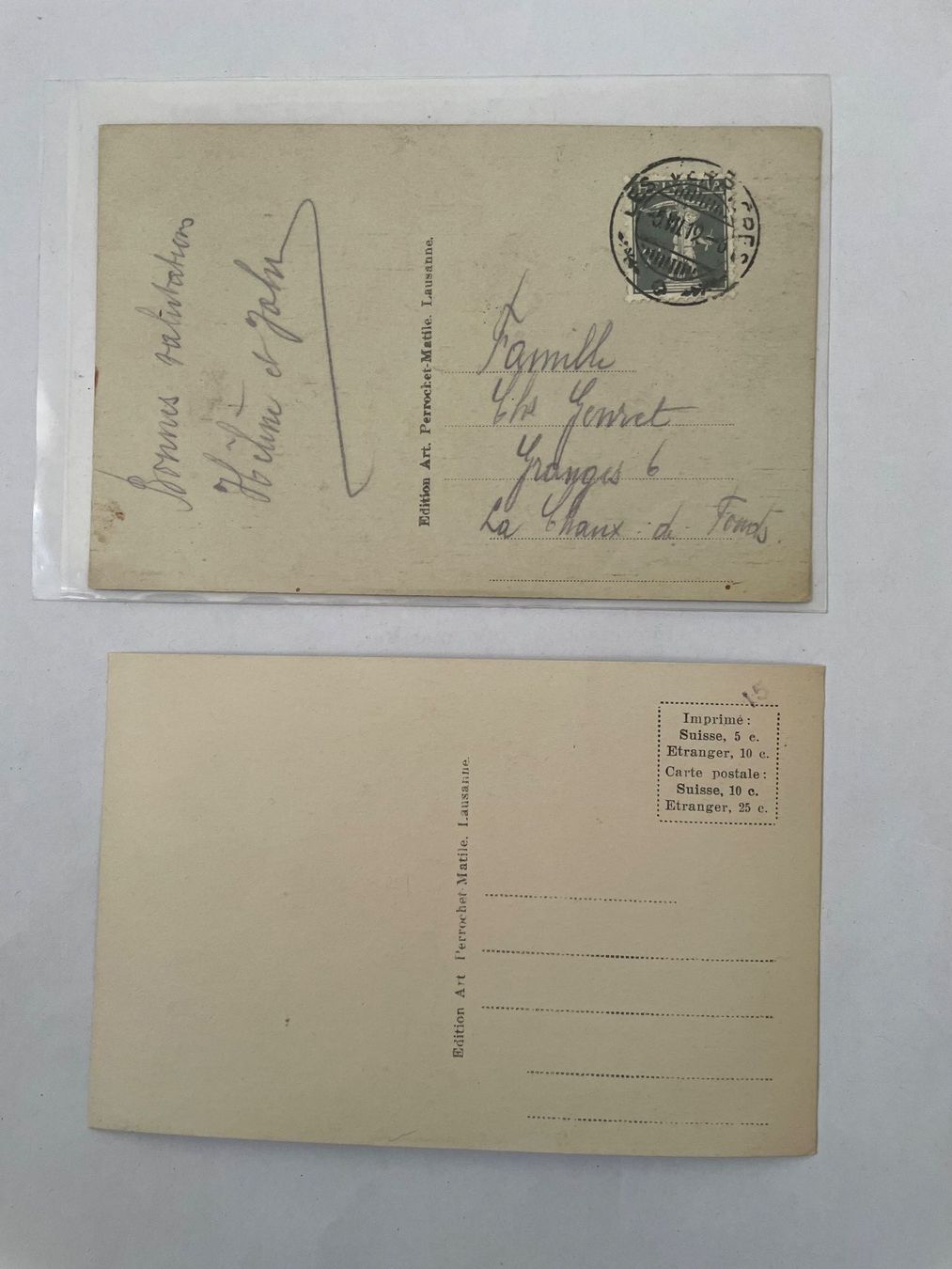 Cartes postales: Les Verrières - la frontière – D'occasion à Peseux par Pascalbar 1