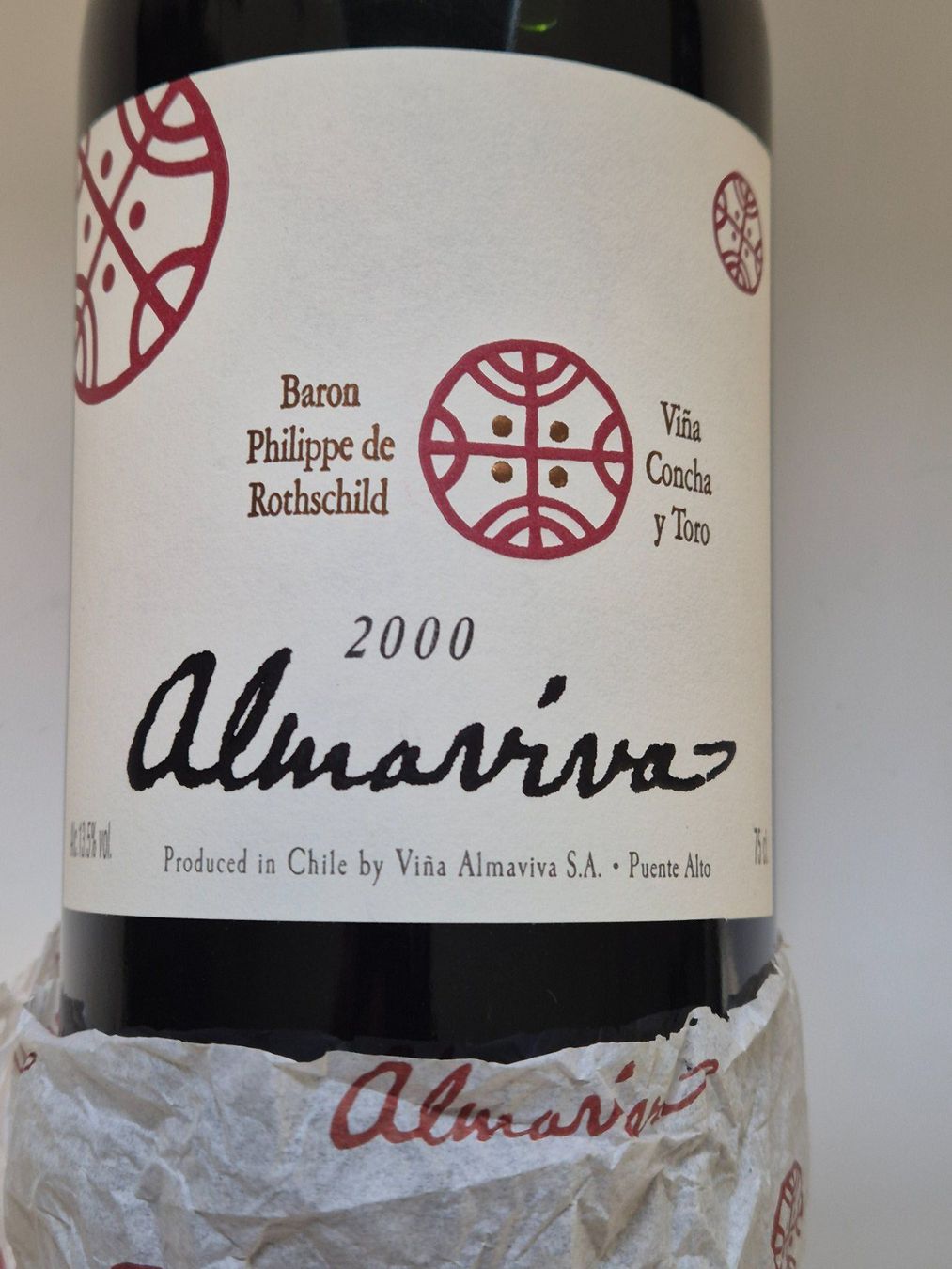 Vino: Almaviva Puente Alto 2000 Chile 0.75cl – Nuovo (secondo la descrizione) da morgarten venduto da Nanusex