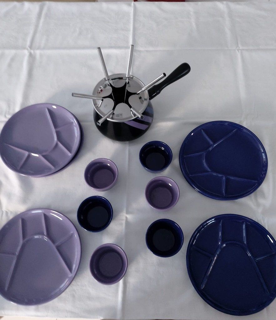 Cucine complete: Fondue-Set 6-teilig – Usato da Wangs venduto da cgu01
